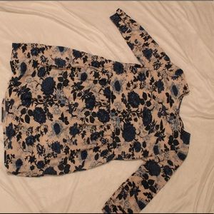 Blush and blue babydoll dress